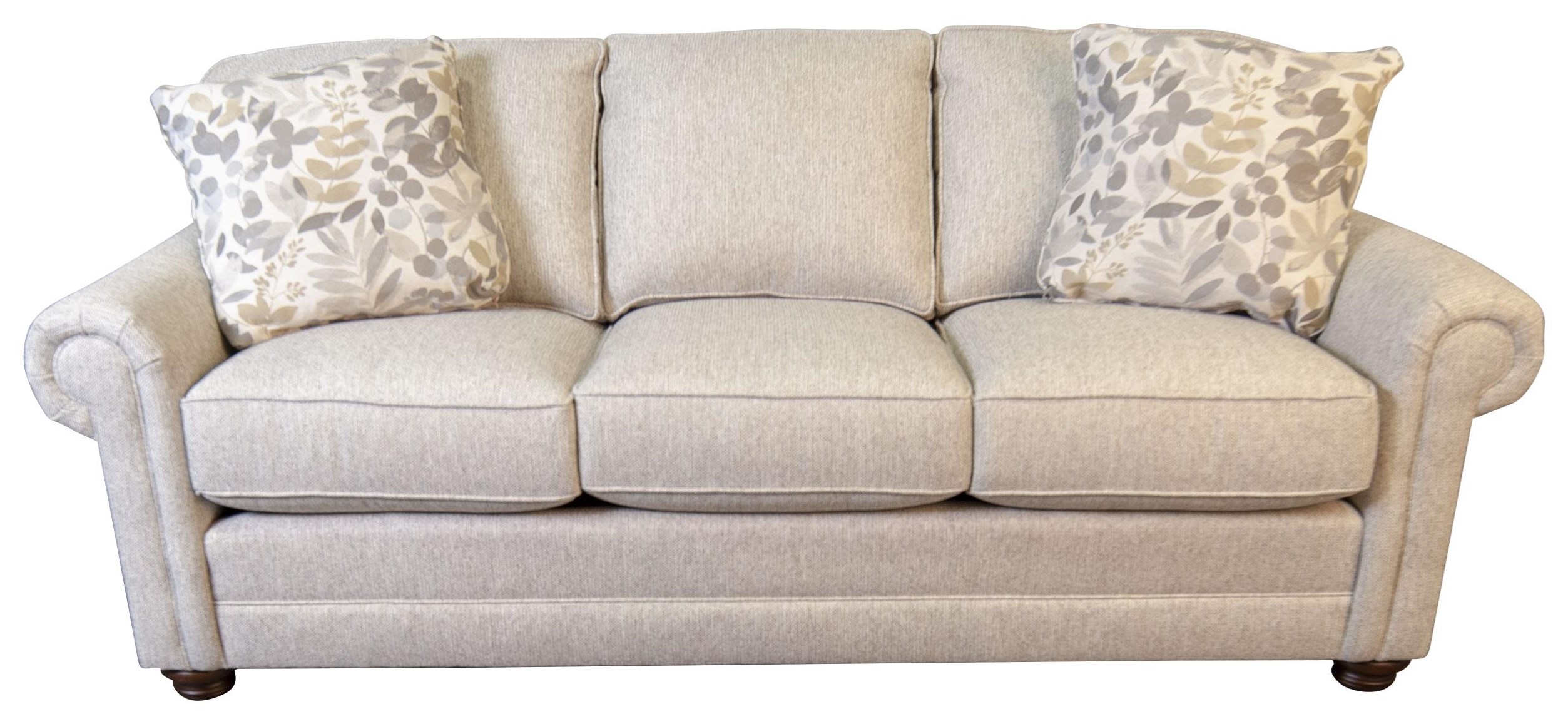  King Hickory Jacqueline Sofa with Accent Pillows Morris 